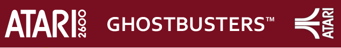 Ghostbusters logo for Atari 2600